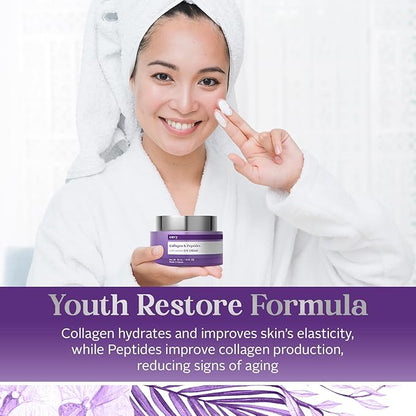 Envy Collagen & Peptides Eye Cream - Reduces Dark Circles, Puffiness & Wrinkles, Moisturizing, Anti-Aging, Rejuvenates, Dermatologist Tested, Cruelty-Free Korean Skin Care for All Skin Types - 1.01 Oz