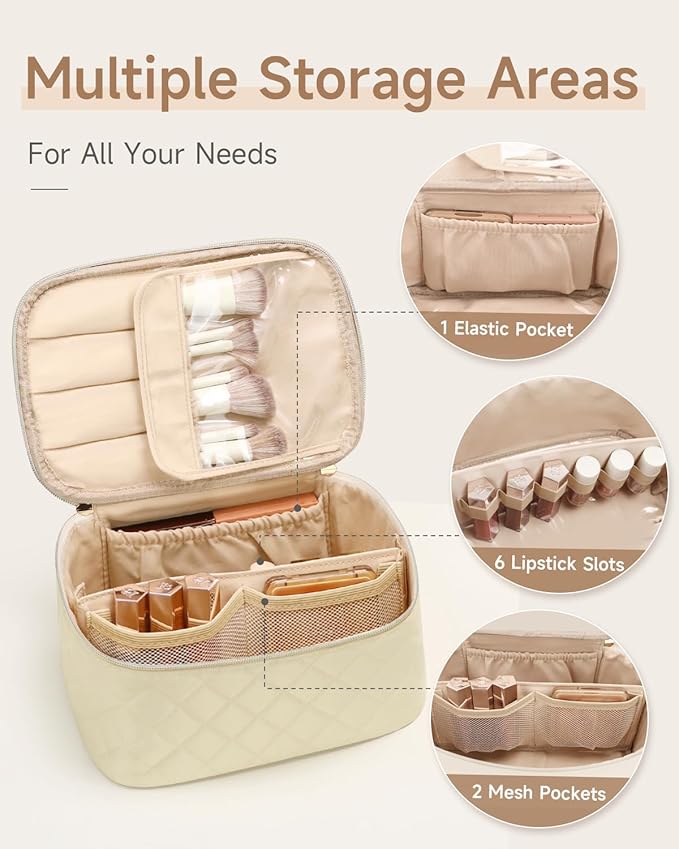 Prite makeup bag, large capacity