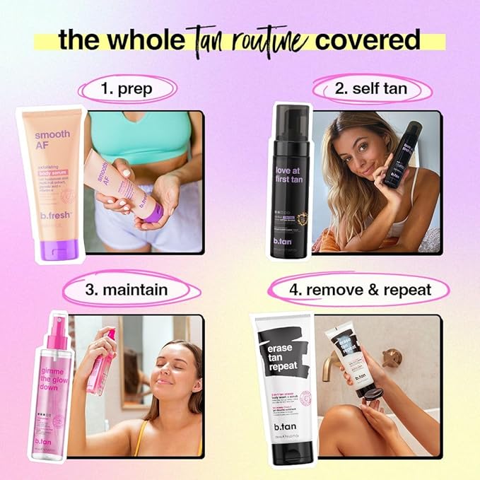 b.tan Violet Self Tan & Face Tanning