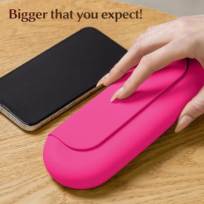Silicone makeup brush holder, travel