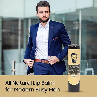 Men's Moisturizing Lip Balm for Chapped 0.17oz