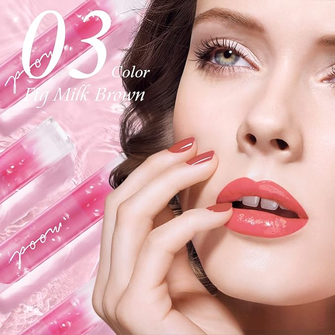 Cappuvini Lip Gloss Lightweight Moisturizing Lip Tint For Gloss