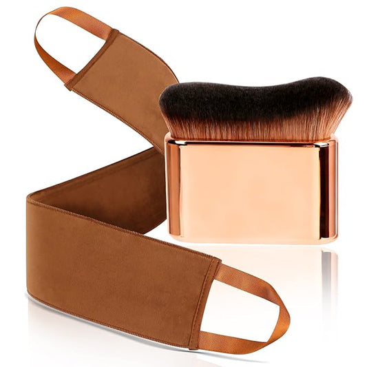 Yoseng 2-in-1 Self Tanner Brush Kit - For a Flawless and Easy Self-Tanning Experience