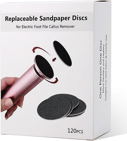 120pcs foot file sandpaper discs