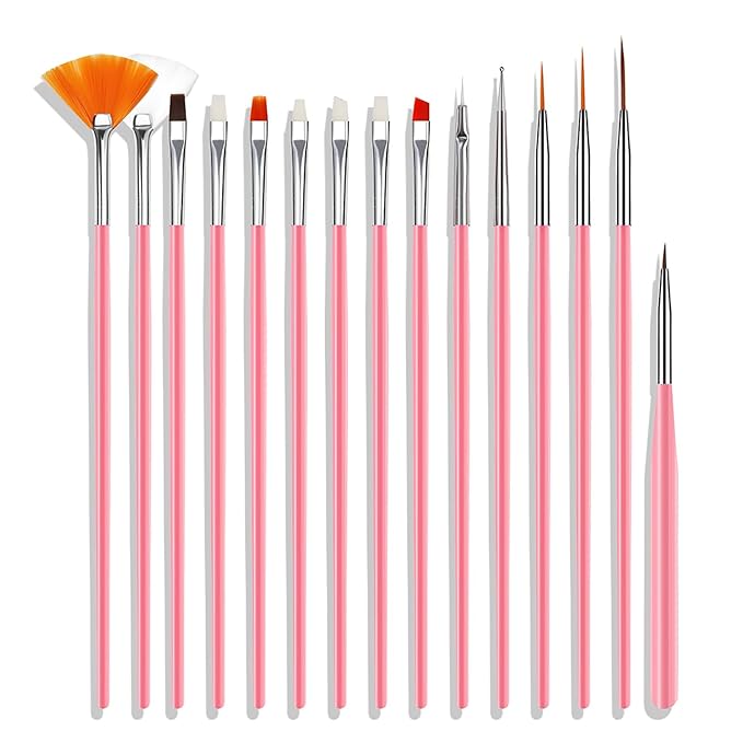 Auocattail nail art tool set