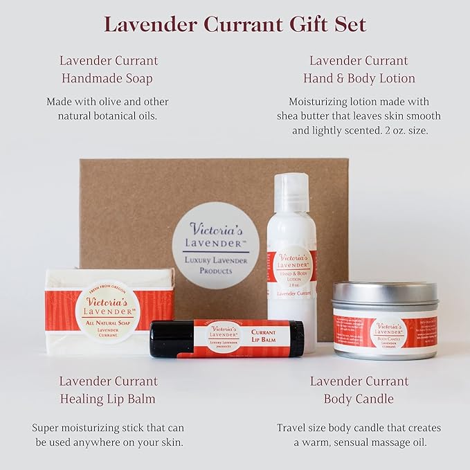 Victoria's Lavender Natural Body Products Gift