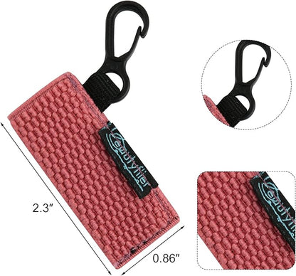 Beautyflier Keychain, Lip Balm Holder Blue,