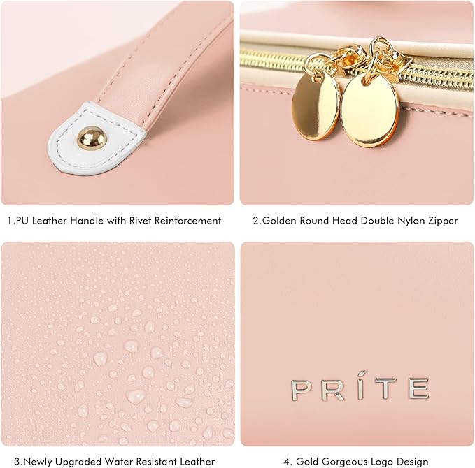 Prite travel cosmetic bag makeup