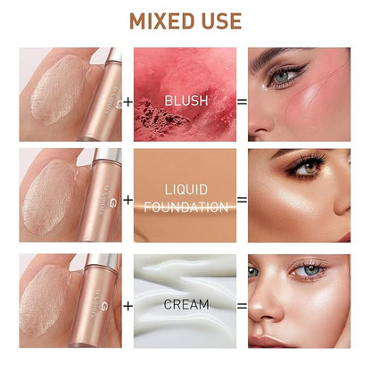 Liquid Contour Stick, Soft Cream Contour Makeup, Liquid Makeup (3#)