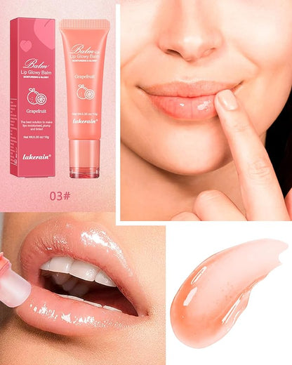 Moisturizer Lip Glowy Balm, Hydrating & Women-3#Grapefruit