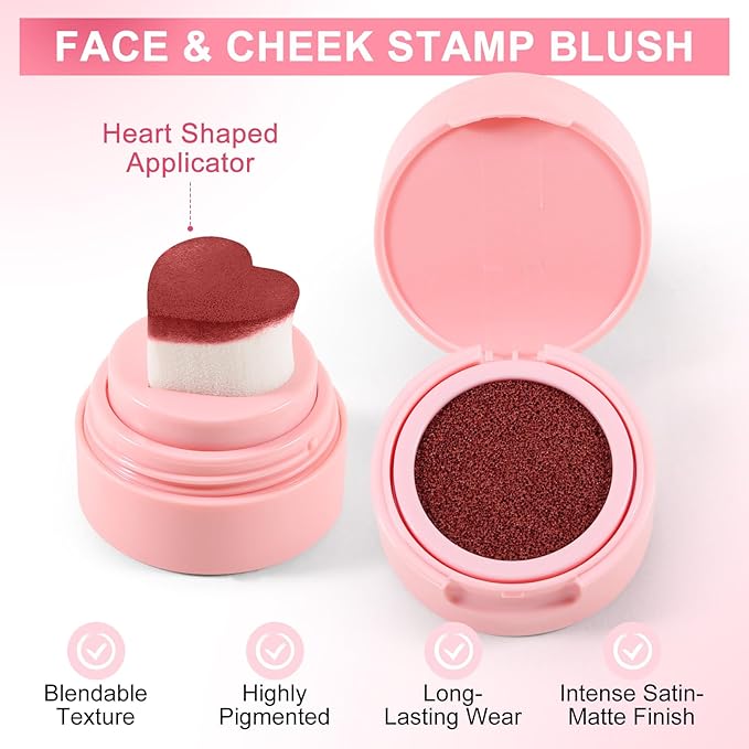 Boobeen Liquid Blush for Cheeks, Buildable & Blendable