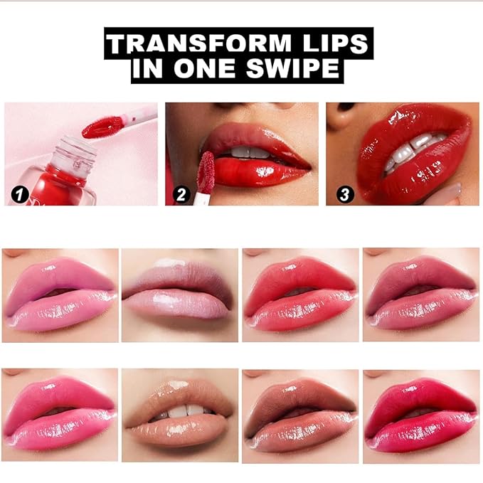 Lasting Plump Plumping Lip Gloss - 8 Colors Lasting