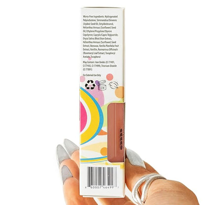 Moisturizing Natural Lip Gloss, Neutral Bliss Color, Vegan Lip 8 ml