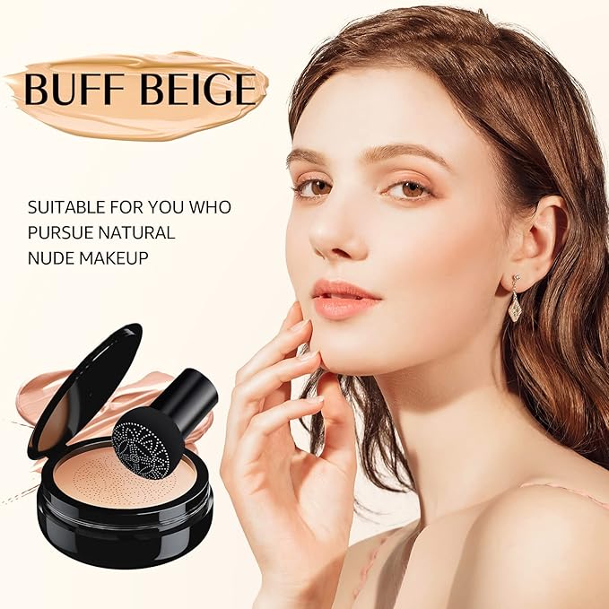 2 PCS Mushroom Head Air Cushion CC Cream (Buff Beige