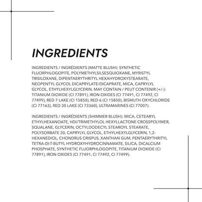 COVER FX Monochromatic Powder Blush Duo - Warm Impact Color