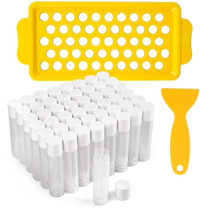 LotFancy Lip Balm Tubes with Filling Making