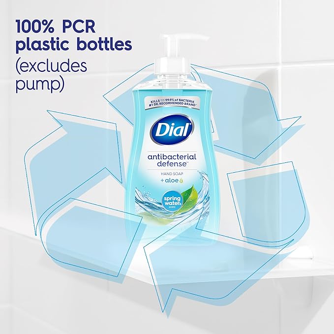Dial Antibacterial Liquid Hand Soap, Spring