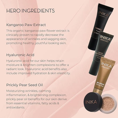 INIKA Organic Foundation Trial Set, Natural Mineral essentials - Medium