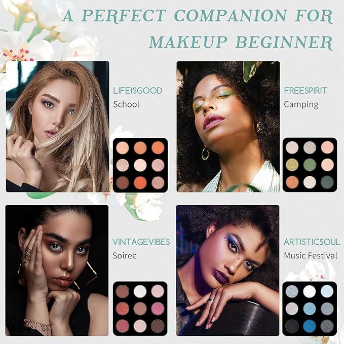 Color Nymph Beginner Makeup Kits Gift for Teens,
