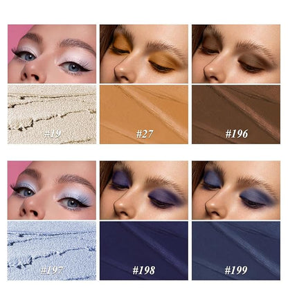 Neutral eyeshadow stick makeup set,