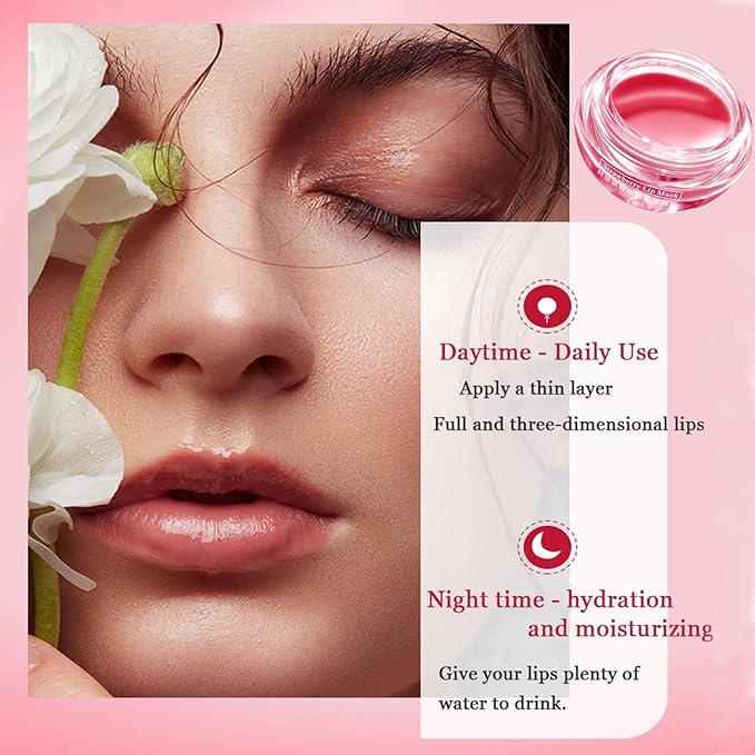 4 PCS Honey Lip Balm Pot, Wrinkle