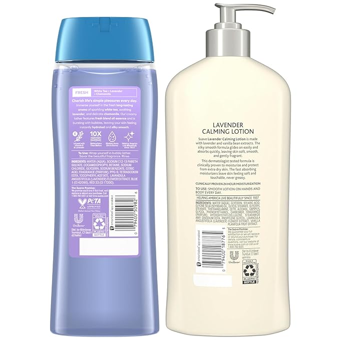 Suave Body Wash 2-Pack & Lotion