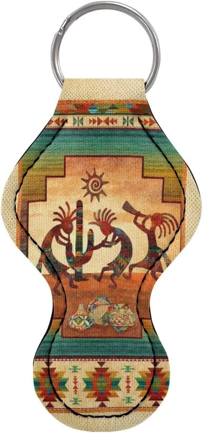 Chapstick Holder Keychain for Lipstick Lip Girls