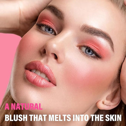 Boobeen Matte Blush Palette for Cheek, Pink Blush