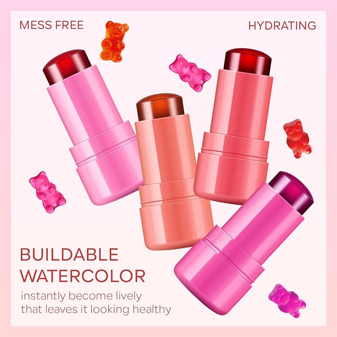 KYDA Water Jelly Tint Blush, Red, Jelly Tinted Lasting Moisturising