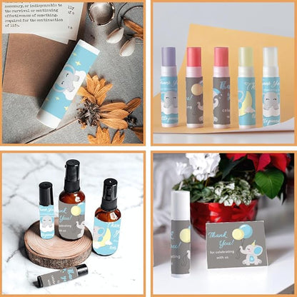 OLYCRAFT 100Pcs 4 Styles Elephant Lip Supplies