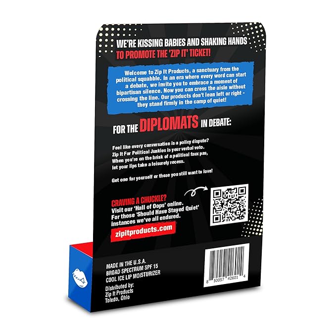 Zip It For Political Junkies Lip