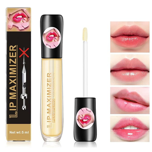 Lip Plumper Lip Gloss,Moisturizing Lip Oil Wrinkles