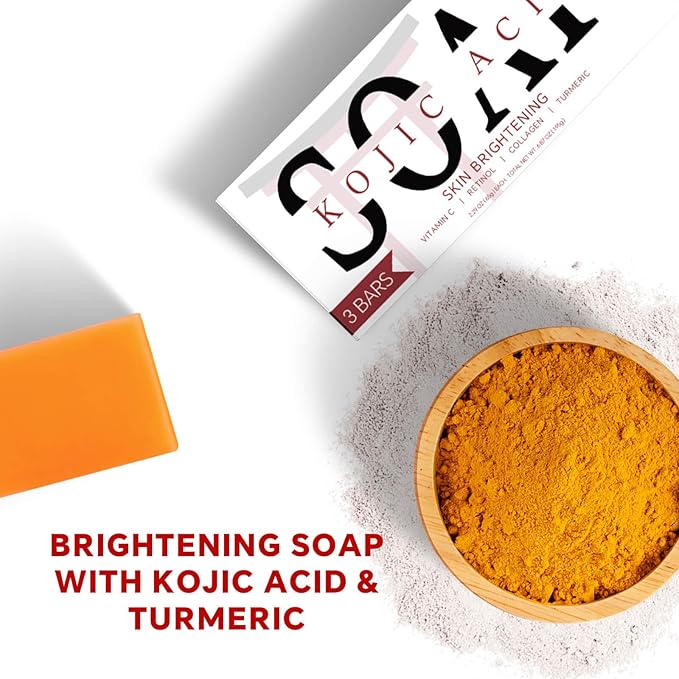 Kojic Acid Soap, Turmeric Soap Bar,