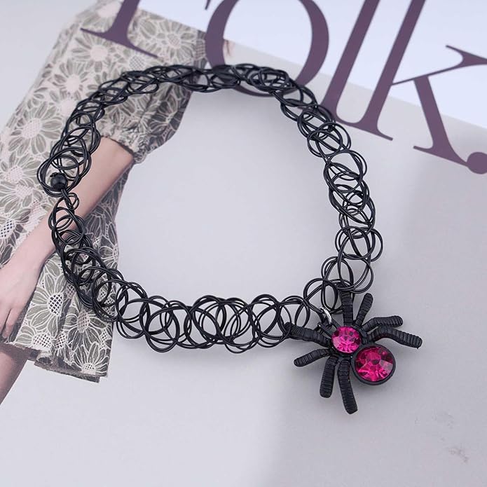 Black Velvet Choker Necklace Goth Balck