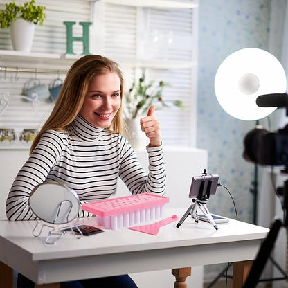 RONRONS 50 Pieces Refillable Lip Balm Tools