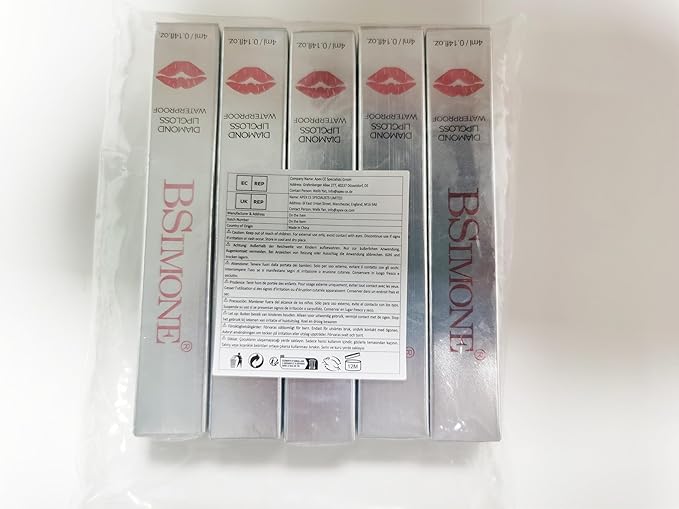 Glitter Liquid Lipsticks Set 6 Colors Neon Diamond Glitter