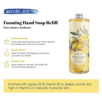 Foaming Hand Soap Refill, Lemon, Gentle