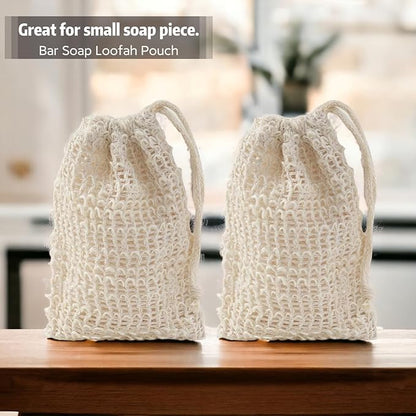 5-Piece Soap Bags for Soap Bars,