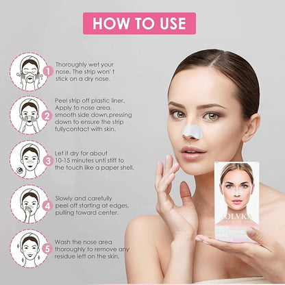 Blackhead Remover Pore Strips for Nose - 65 Strips - Charcoal Blackheads Removal - Blackhead Strip - Pore Cleaner