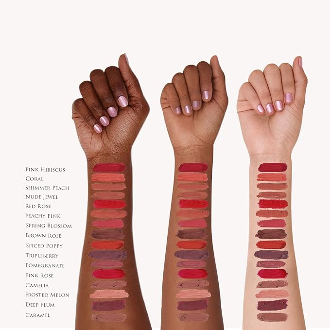 Organic Lipstick | Natural, Non-Toxic, Moisturizing, Long-Lasting & Highly Pigmented | Organic Butters, Botanical Extracts & Essential Plant Oils | Vibrant Colors (Frosted Melon)