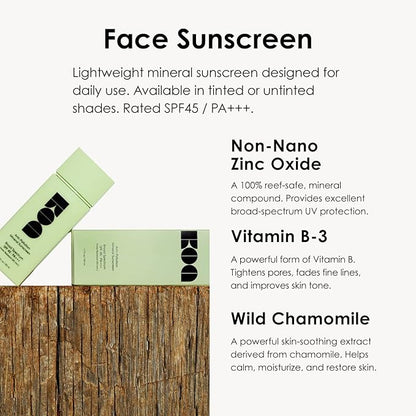 Koa Mineral Sunscreen - Invisible - Traditional, Nourishing Ingredients From Hawaii - Effectively Protects Skin From Sun without Unsightly White Cast - Deeply Hydrating, Lightweight Formula - 1.7 oz