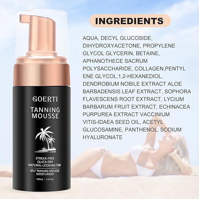 Self Tanner Tanning Lotion-Nice smell,Natural &