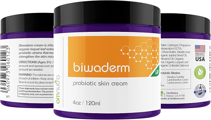 Biwaderm Probiotic Skin Cream - 4OZ