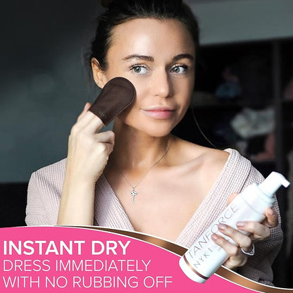 NYK1 Self Tanner Mousse Sunless Tanner (250ml) AWARD WINNING Self Tan Tanning Mousse Natural Tanning Lotion Self Tanner For Face and Body Tan - Self Tanning Lotion For Streak Free Fake Tan Bronzer