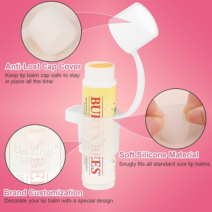 Desing Wish Silicone Lip Balm Holder Lanyard