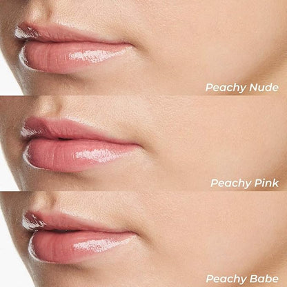 MCoBeauty Peachy Gloss Hydrating Lip Oil - Softens Gloss