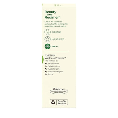Aveeno Positively Radiant MaxGlow Infusion Drops with Moisture Rich Soy & Kiwi Complex, Hypoallergenic, Non-Comedogenic, Paraben- & Phthalate-Free Moisturizing Facial Serum, 1.35 fl. oz