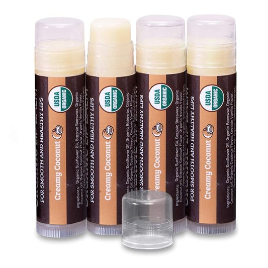 USDA Organic Lip Balm 4-Pack by