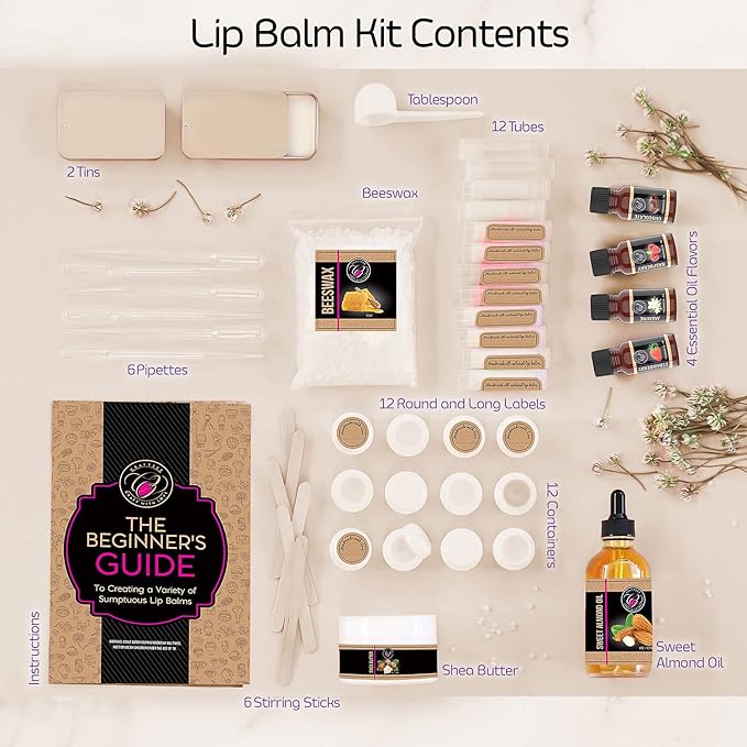 CraftZee Lip Balm Making Kit - Adults