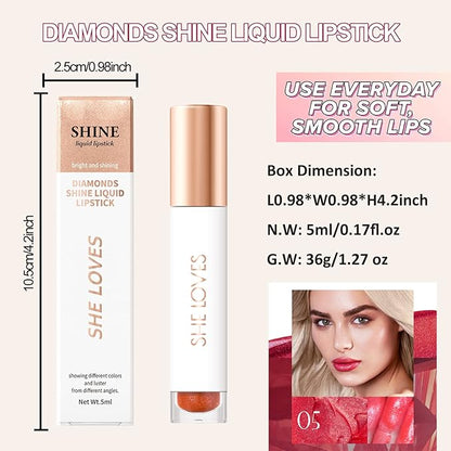 Women Matte Lipstick Red Long Lasting Liquid Lipstick, Long